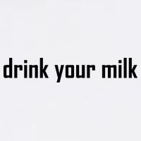 Drink Your Milk Flat Bill Trucker Hat