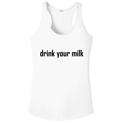 Drink Your Milk Ladies PosiCharge Competitor Racerback Tank