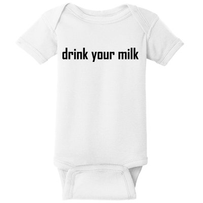 Jonathan Bailey Drink Your Milk Baby Bodysuit