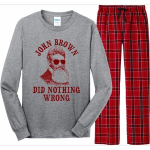 John Brown Did Nothing Wrong Long Sleeve Pajama Set