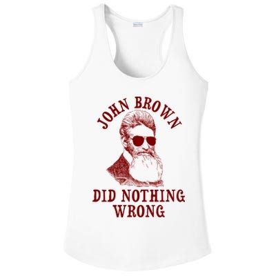 John Brown Did Nothing Wrong Ladies PosiCharge Competitor Racerback Tank