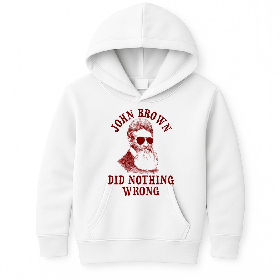 John Brown Did Nothing Wrong Kids Hoodie