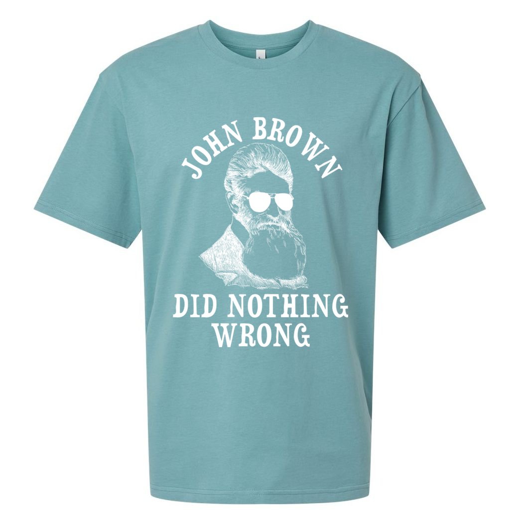 John Brown Did Nothing Wrong Sueded Cloud Jersey T-Shirt