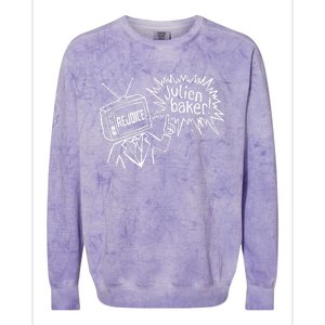 Julien Baker D Ryan For Slowdown Rejoice Colorblast Crewneck Sweatshirt