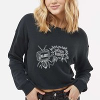 Julien Baker D Ryan For Slowdown Rejoice Cropped Pullover Crew
