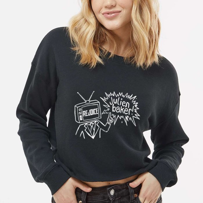 Julien Baker D Ryan For Slowdown Rejoice Cropped Pullover Crew