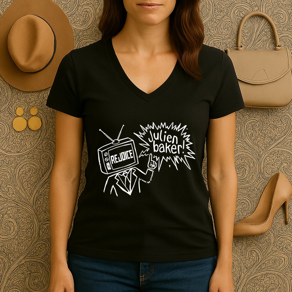 Julien Baker D Ryan For Slowdown Rejoice Women's V-Neck T-Shirt