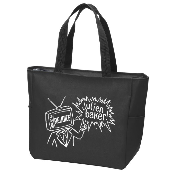Julien Baker D Ryan For Slowdown Rejoice Zip Tote Bag