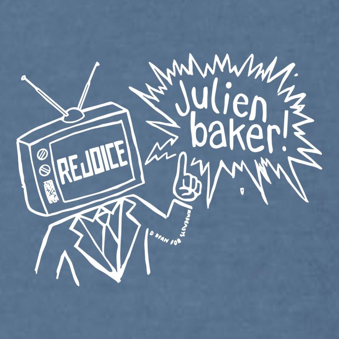 Julien Baker D Ryan For Slowdown Rejoice Garment-Dyed Sweatshirt