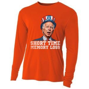 Joe Biden Dazed And Very Confused Short Time Memory Loss Funny Gift Cooling Performance Long Sleeve Crew