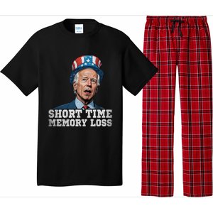 Joe Biden Dazed And Very Confused Short Time Memory Loss Funny Gift Pajama Set