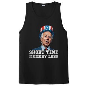 Joe Biden Dazed And Very Confused Short Time Memory Loss Funny Gift PosiCharge Competitor Tank