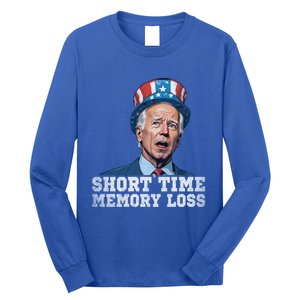 Joe Biden Dazed And Very Confused Short Time Memory Loss Funny Gift Long Sleeve Shirt