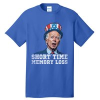 Joe Biden Dazed And Very Confused Short Time Memory Loss Funny Gift Tall T-Shirt