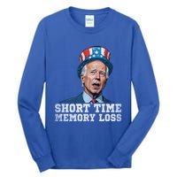 Joe Biden Dazed And Very Confused Short Time Memory Loss Funny Gift Tall Long Sleeve T-Shirt