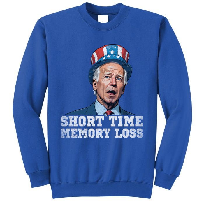 Joe Biden Dazed And Very Confused Short Time Memory Loss Funny Gift Tall Sweatshirt