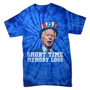 Joe Biden Dazed And Very Confused Short Time Memory Loss Funny Gift Tie-Dye T-Shirt