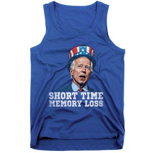 Joe Biden Dazed And Very Confused Short Time Memory Loss Funny Gift Tank Top