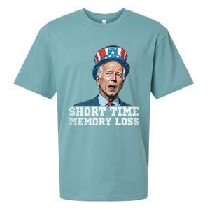 Joe Biden Dazed And Very Confused Short Time Memory Loss Funny Gift Sueded Cloud Jersey T-Shirt