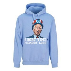 Joe Biden Dazed And Very Confused Short Time Memory Loss Funny Gift Unisex Surf Hoodie