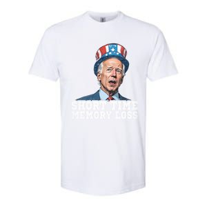 Joe Biden Dazed And Very Confused Short Time Memory Loss Funny Gift Softstyle CVC T-Shirt