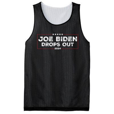 Joe Biden Drops Out 2024 Mesh Reversible Basketball Jersey Tank