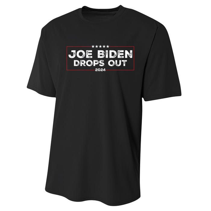 Joe Biden Drops Out 2024 Performance Sprint T-Shirt