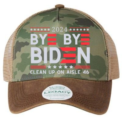 Joe Biden Drop Out Bye Bye Biden Legacy Tie Dye Trucker Hat