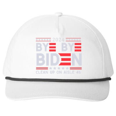 Joe Biden Drop Out Bye Bye Biden Snapback Five-Panel Rope Hat