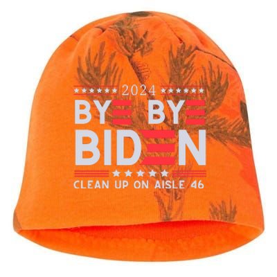 Joe Biden Drop Out Bye Bye Biden Kati - Camo Knit Beanie