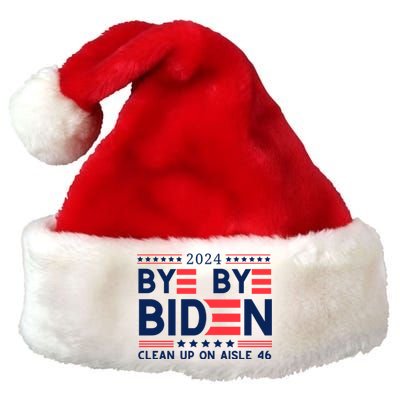 Joe Biden Drop Out Bye Bye Biden Premium Christmas Santa Hat