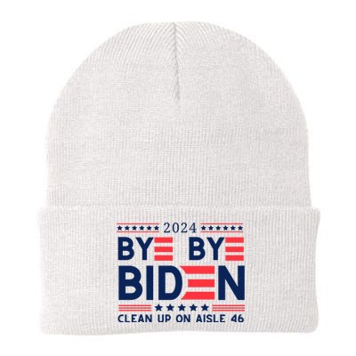 Joe Biden Drop Out Bye Bye Biden Knit Cap Winter Beanie