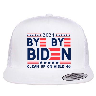 Joe Biden Drop Out Bye Bye Biden Flat Bill Trucker Hat