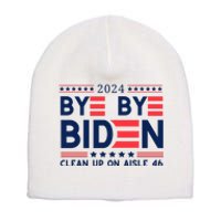 Joe Biden Drop Out Bye Bye Biden Short Acrylic Beanie