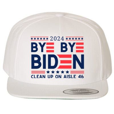 Joe Biden Drop Out Bye Bye Biden Wool Snapback Cap