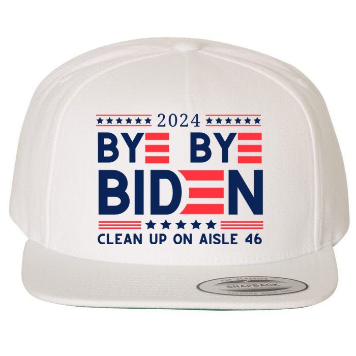 Joe Biden Drop Out Bye Bye Biden Wool Snapback Cap