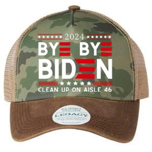 Joe Biden Drop Out Bye Bye Clean Up On Aisle 46 Legacy Tie Dye Trucker Hat