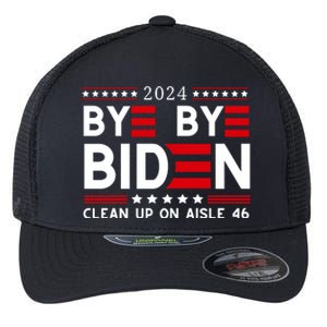 Joe Biden Drop Out Bye Bye Clean Up On Aisle 46 Flexfit Unipanel Trucker Cap