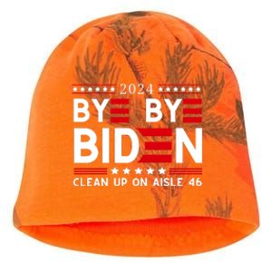 Joe Biden Drop Out Bye Bye Clean Up On Aisle 46 Kati - Camo Knit Beanie