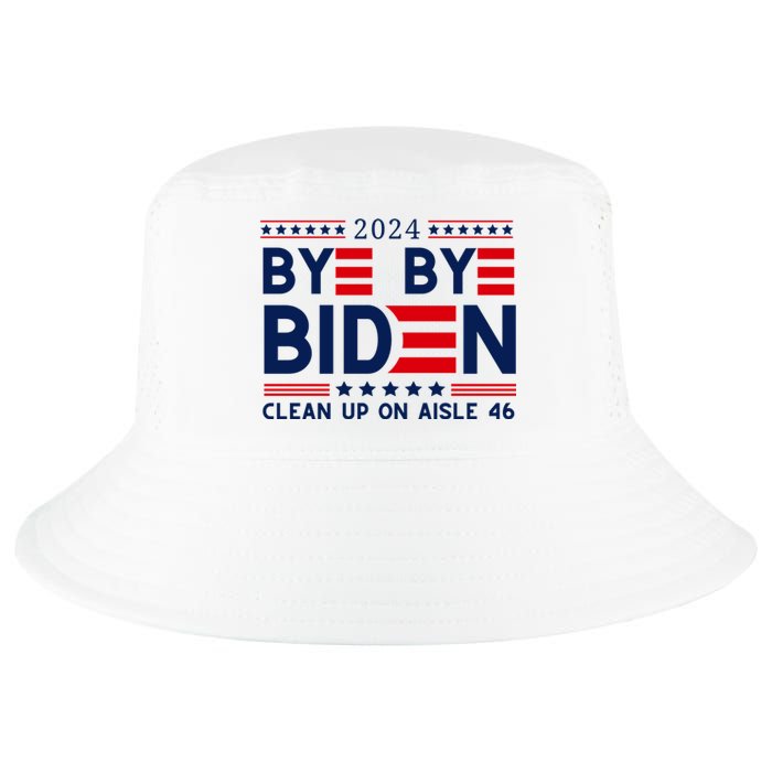 Joe Biden Drop Out Bye Bye Clean Up On Aisle 46 Cool Comfort Performance Bucket Hat