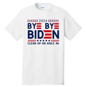 Joe Biden Drop Out Bye Bye Clean Up On Aisle 46 Tall T-Shirt