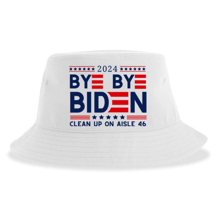 Joe Biden Drop Out Bye Bye Clean Up On Aisle 46 Sustainable Bucket Hat