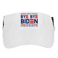 Joe Biden Drop Out Bye Bye Clean Up On Aisle 46 Adult Drive Performance Visor