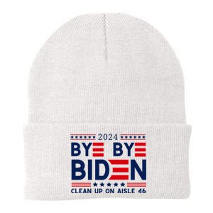 Joe Biden Drop Out Bye Bye Clean Up On Aisle 46 Knit Cap Winter Beanie