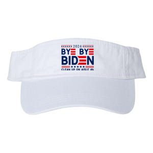 Joe Biden Drop Out Bye Bye Clean Up On Aisle 46 Valucap Bio-Washed Visor