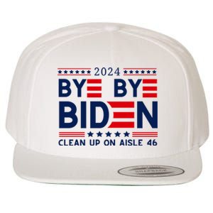 Joe Biden Drop Out Bye Bye Clean Up On Aisle 46 Wool Snapback Cap