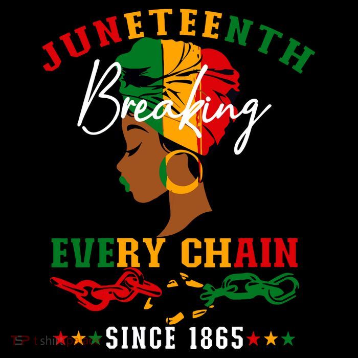Juneteenth Breaking Every Chain Since 1865 For Women Vneck Stripe Pom Pom Beanie
