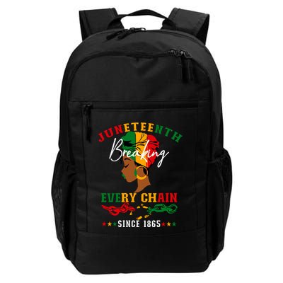 Juneteenth Breaking Every Chain Since 1865 For Women Vneck Backpack