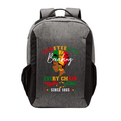 Juneteenth Breaking Every Chain Since 1865 For Women Vneck Vector Backpack