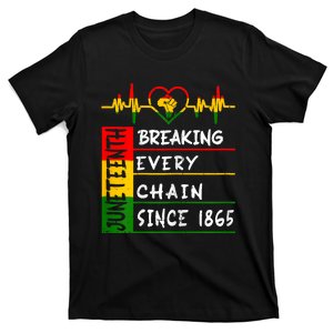 Juneteenth Breaking Every Chain Since 1865 T-Shirt